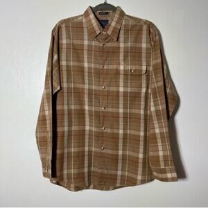 The Union St Sportwear Co. Vintage Plaid Button Down Shirt. Size Large.